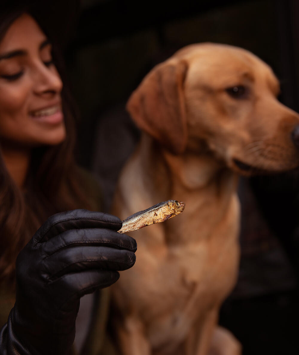Woman with dog