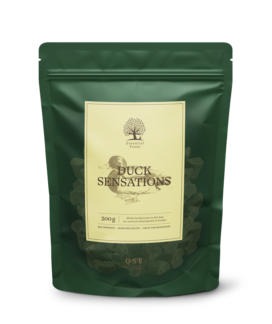 Essential 'DUCK SENSATIONS' DOG TREATS — Grain-Free Dog Treat Ireland | Essentialfoods.ie