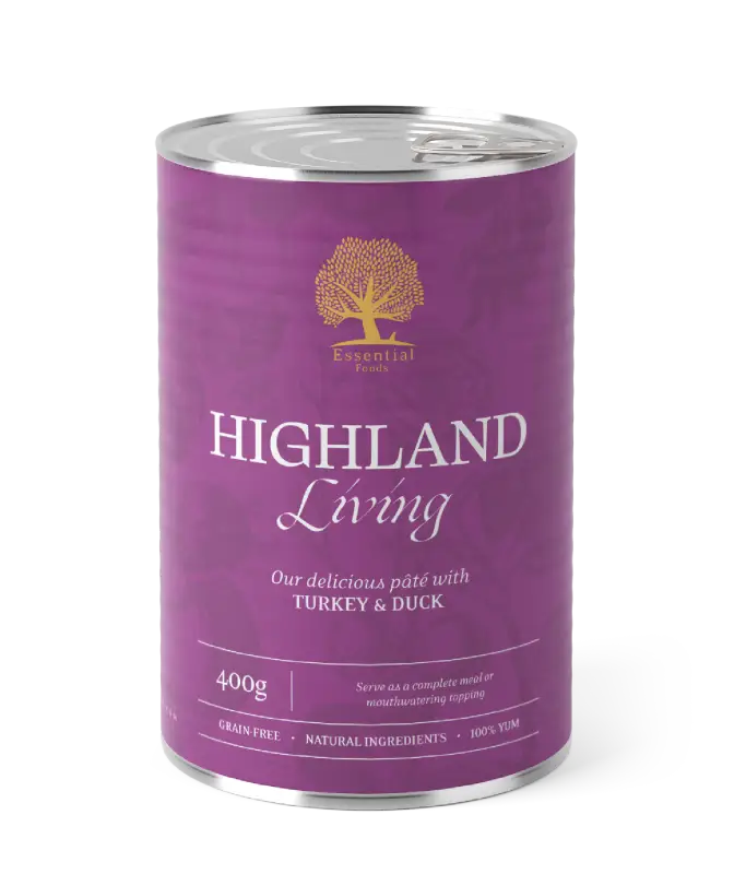 ESSENTIAL HIGHLAND LIVING PÂTÉ 400G - Dog food