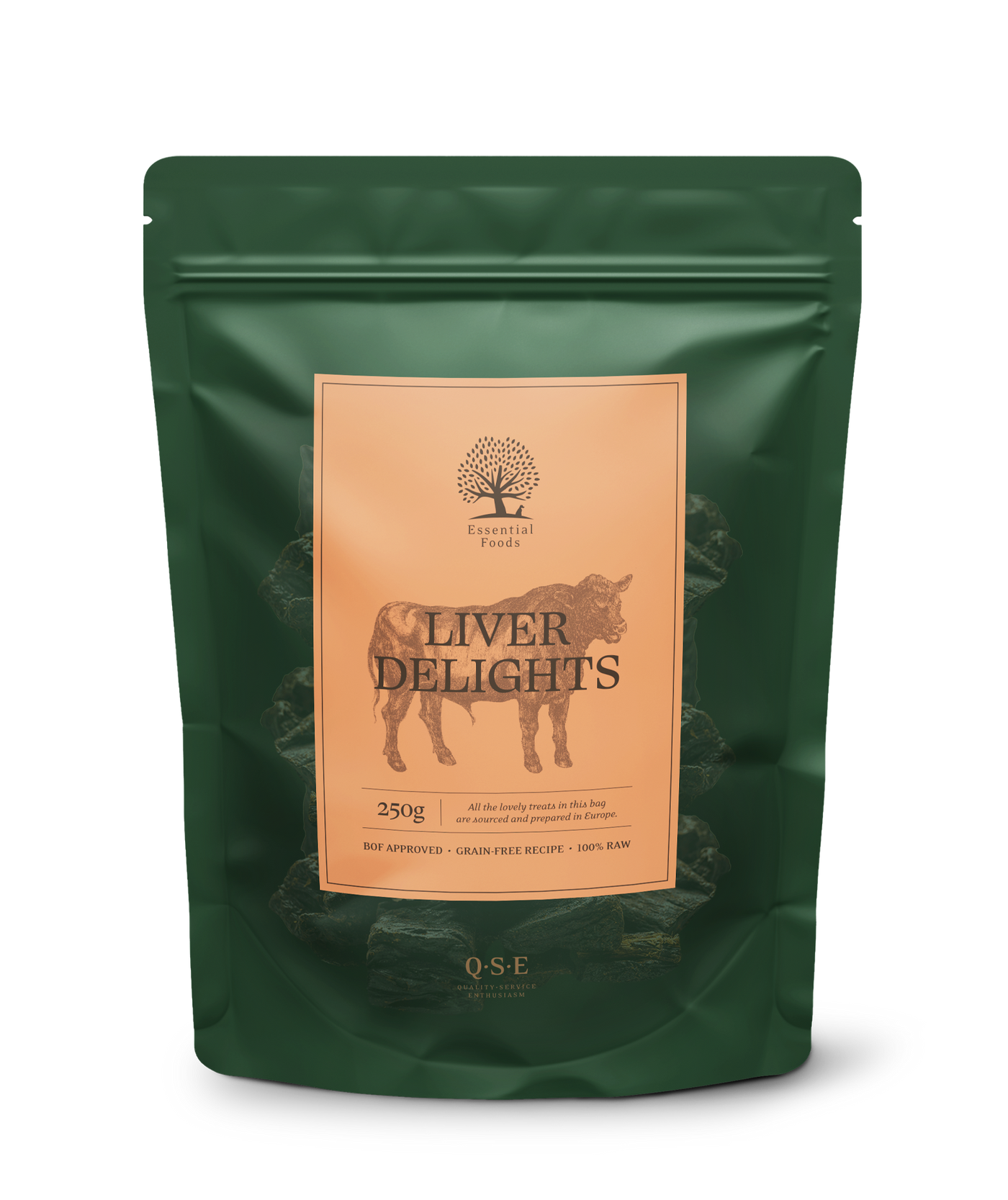 ESSENTIAL 'LIVER DELIGHTS' 250G DOG TREAT