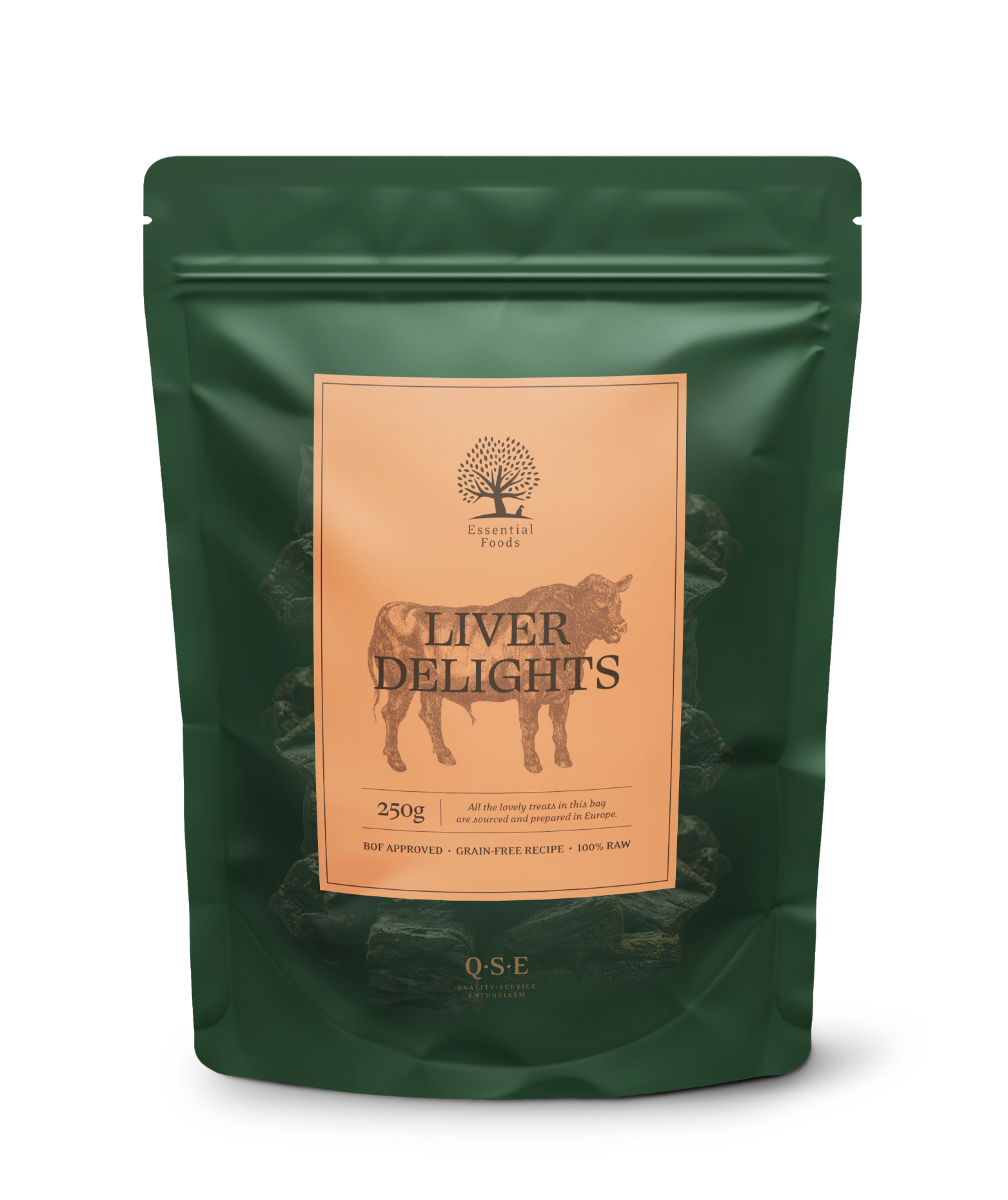 ESSENTIAL 'LIVER DELIGHTS' 250G DOG TREAT