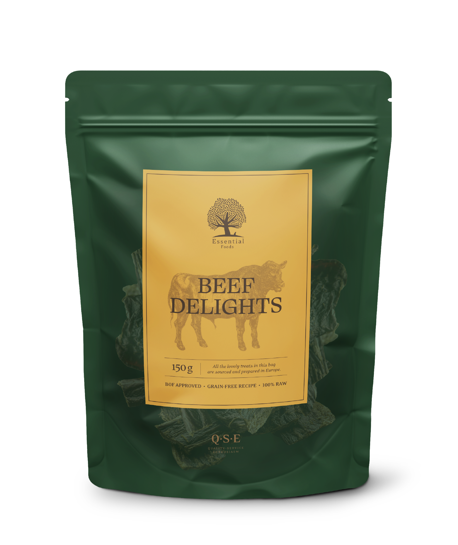 ESSENTIAL 'BEEF DELIGHTS 10PSC' DOG TREAT