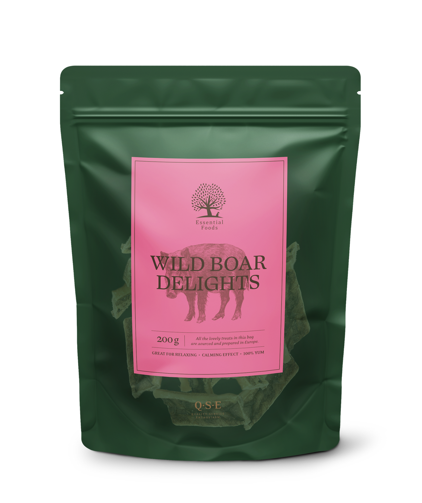 ESSENTIAL 'WILD BOAR DELIGHTS' DOG TREATS