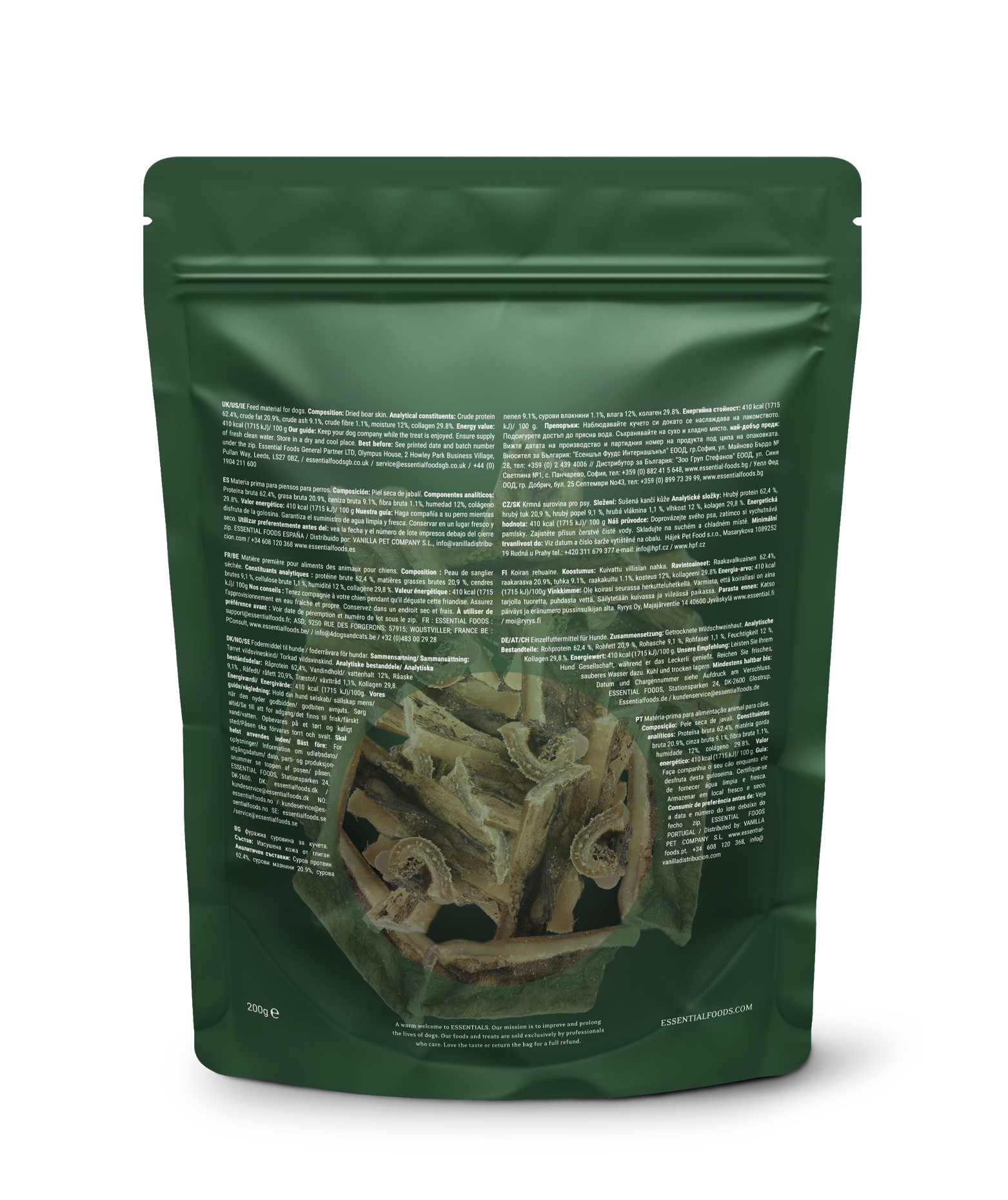 ESSENTIAL 'WILD BOAR DELIGHTS' DOG TREATS