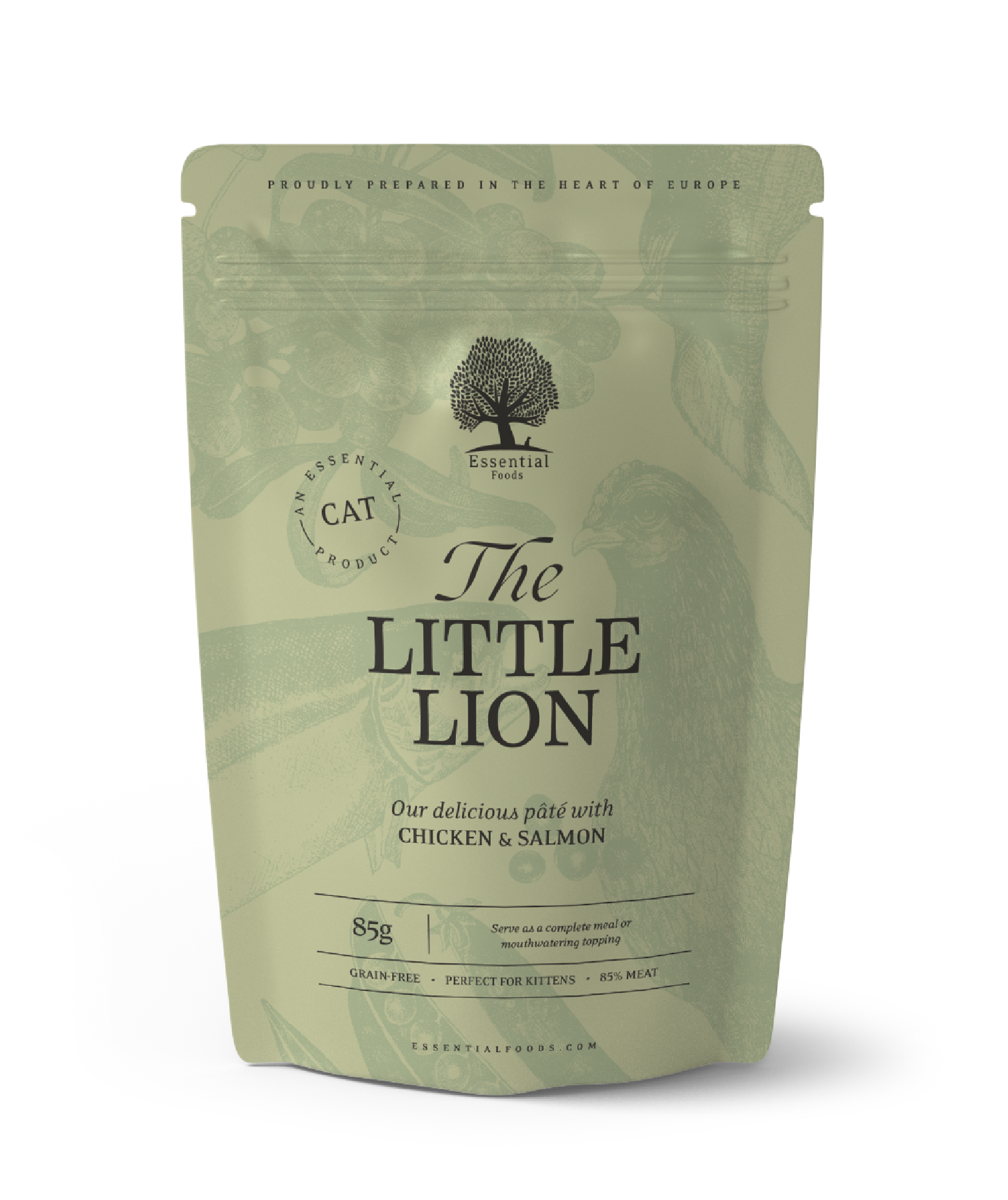 ESSENTIAL THE LITTLE LION 12X85G WET CAT FOOD - Essentialfoods.ie