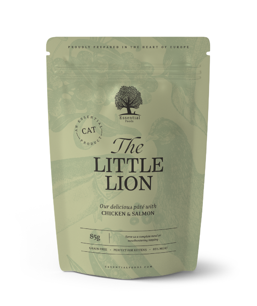 ESSENTIAL THE LITTLE LION 12X85G WET CAT FOOD - Essentialfoods.ie