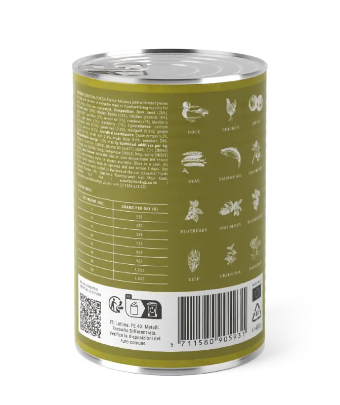 ESSENTIAL CONTOUR PÂTÉ 400G - Dog food