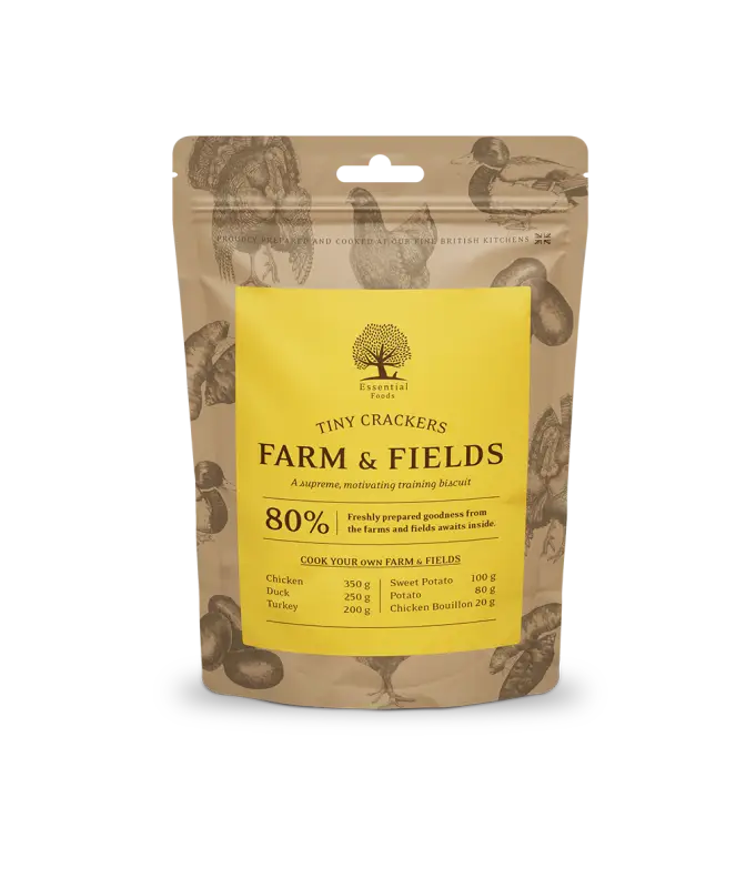 ESSENTIAL FARM & FIELDS TINY CRACKERS 100G - TREATS