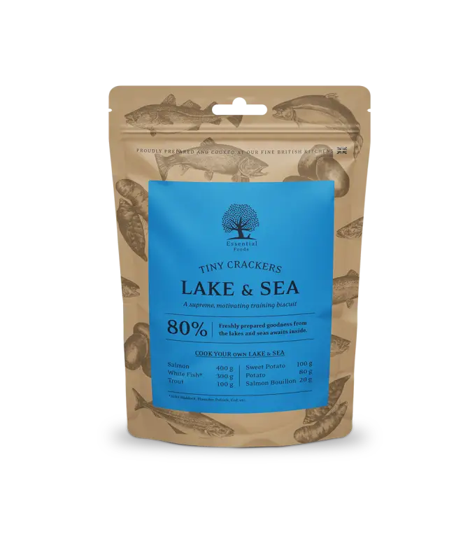 ESSENTIAL LAKE & SEA TINY CRACKERS 100G