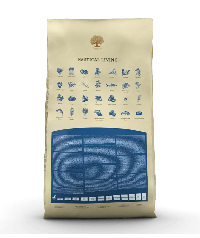 ESSENTIAL NAUTICAL LIVING 10KG -back of bag view