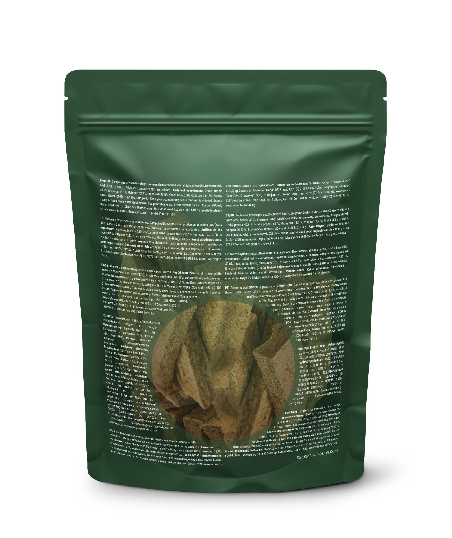 ESSENTIAL 'GRAIN FREE DENTAL DELIGHTS' DOG TREAT - Essentialfoods.ie